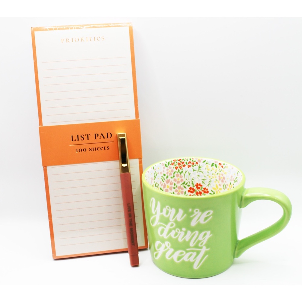 NWT "You're doing great" mug gift set